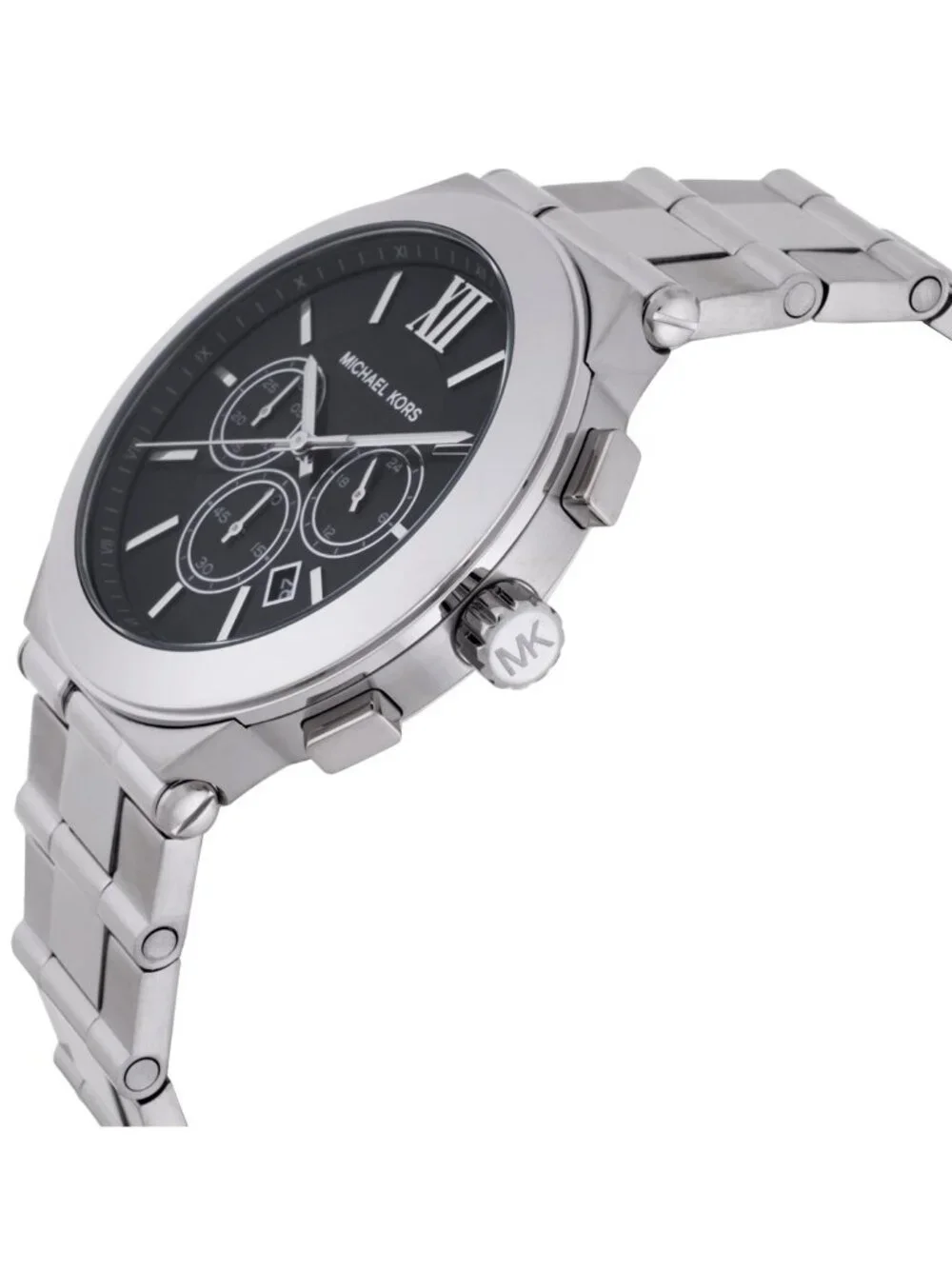 NWT Michael Kors Oversized Billie Chronograph Quartz Men's Watch and Bracelet Gi